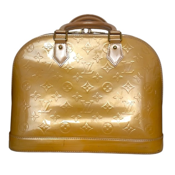Louis Vuitton Yellow Vernis Alma Women’s Handbag - Picture 2 of 11